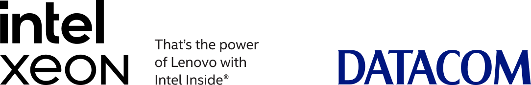 Intel and Datacom logos for Lenovo Hub Australia